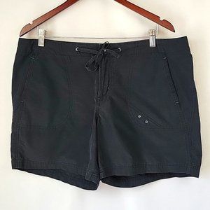 Columbia Lightweight Drawstring Hiking Shorts Black Size Large